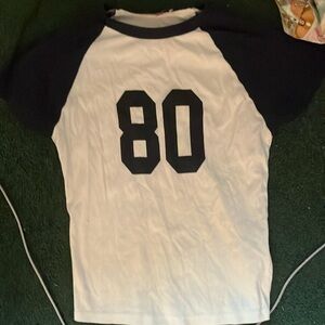 Edikted Black and White Short Sleeve Tee